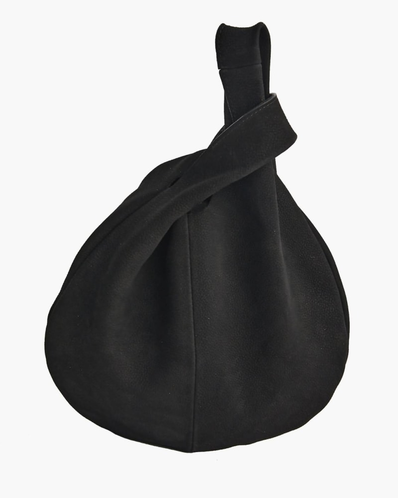 Front of a size O/S Florencia Clutch in Black in Black by ABLE. | dia_product_style_image_id:331823